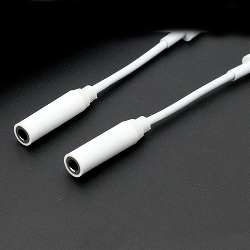 Audio Headphone Splitter Connecter Adapter For Phone Extension Cable Earphone Accessories